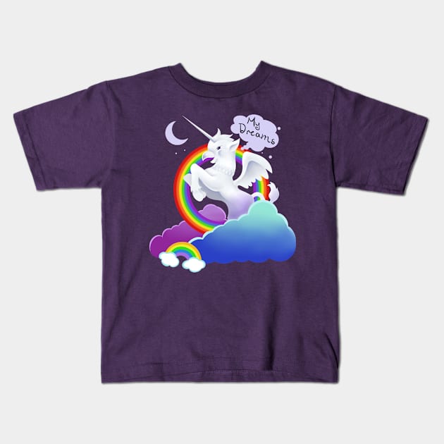 My Dreams Kids T-Shirt by Ellador